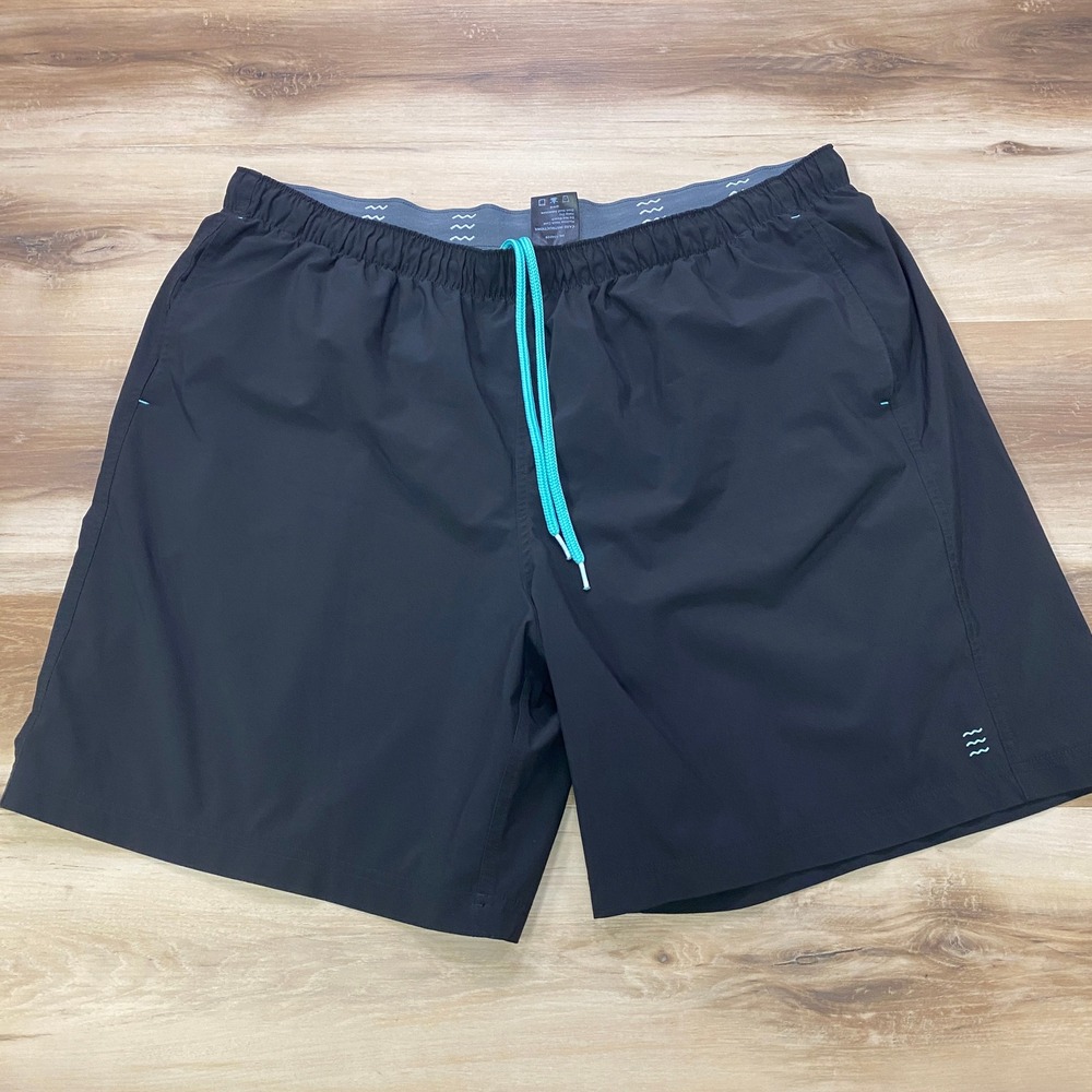 Free Fly Hydro Shorts 3XL Performance Swim Trunks Polyester Spandex Black
